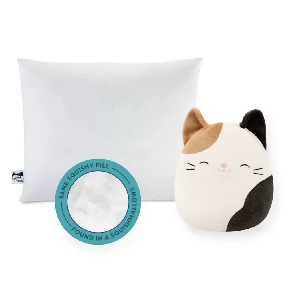 SquishPillow Original Squishmallows Soft Bed Pillow W/ Ultra Soft Pillowcase New - Picture 3 of 4